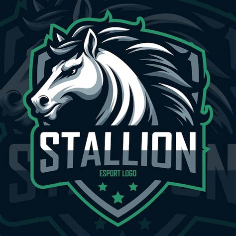 Premium Vector Stallion Mascot Esports Logo Design Vector