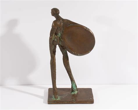 Theodore Gall Signed Abstract Bronze Sculpture Of A Nude Figure For Sale At StDibs