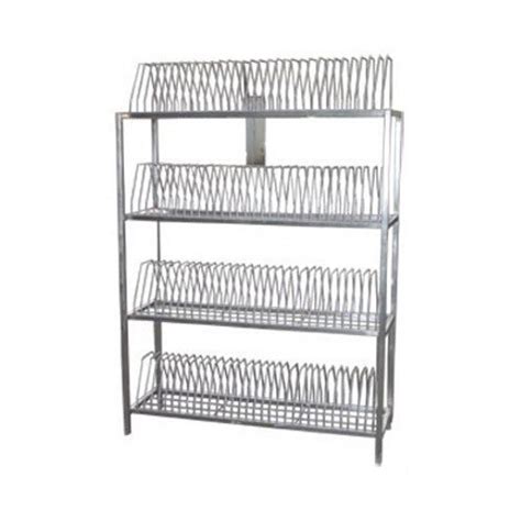 Stainless Steel Kitchen Plate Rack For Hotel Restaurant Rs 20000