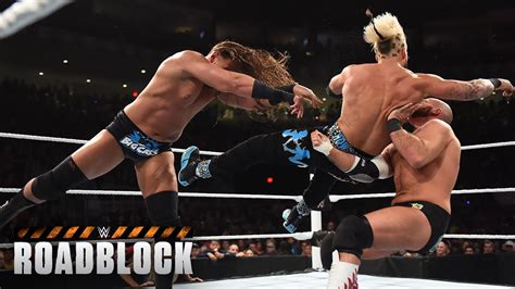 Enzo Amore And Colin Cassady Vs The Revival Nxt Tag Team Titel Match Wwe Roadblock 2016 Youtube