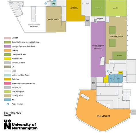 Campus Maps For University Of Northampton By Lovell Johns