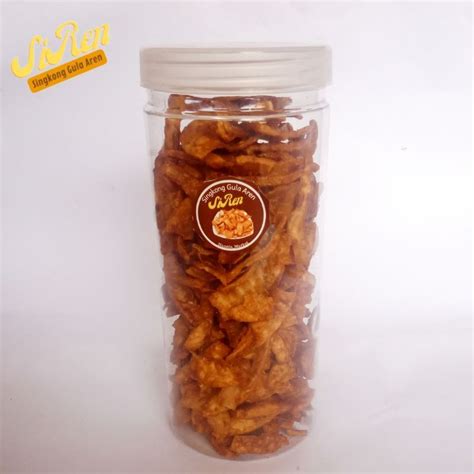 Jual KERIPIK SINGKONG GULA AREN KEMASAN TOPLES NANNIA SNACK SiRen