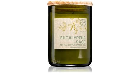 Paddywax Eco Green Eucalyptus Sage kvapioji žvakė notino lt