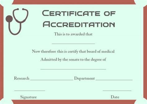 Free Fake Medical Certificate Template Card Template