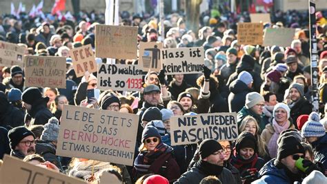 Anti AfD Protest Erneut Zehntausende Am Sonntag Bei Demonstrationen