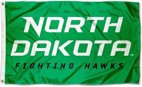 Und Fighting Sioux Flag 5x3 Ft Durable Material Indoor And Outdoor Use Patio