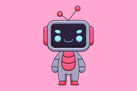 Cute Robot Cartoon Mascot Doodle Art Graphic by Artcuboy · Creative Fabrica