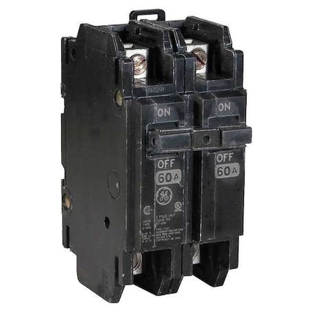 Ge Miniature Circuit Breaker 50 A 120 240V AC 2 Pole Surface DIN