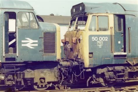 BRITISH RAILWAY B.R Photograph Class 50 - 50002 At Plymouth Laira 16/09 ...