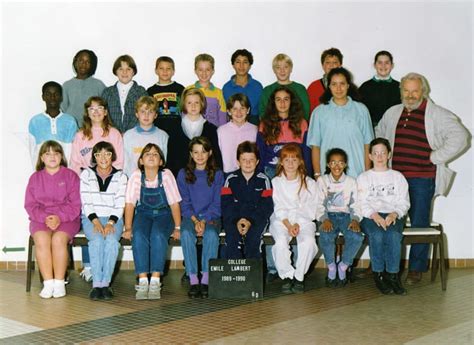 Photo De Classe 6ème D De 1989 Collège Emile Lambert Copains Davant