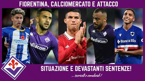 FIORENTINA CALCIOMERCATO CRISTIANO RONALDO E NICO GONZALEZ CABRAL