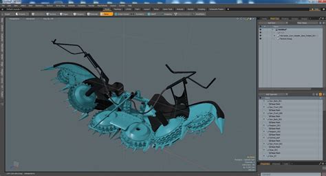 Harvester Corn Header Semi Folded 3d Model 49 3ds Blend C4d Fbx
