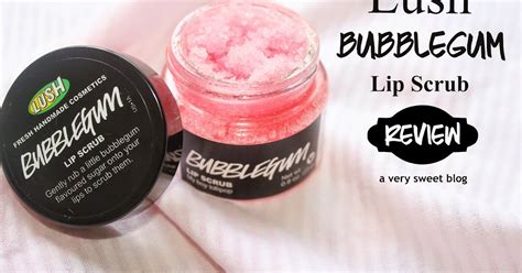 Lush Bubblegum Lip Scrub Product Review A Very Sweet Blog