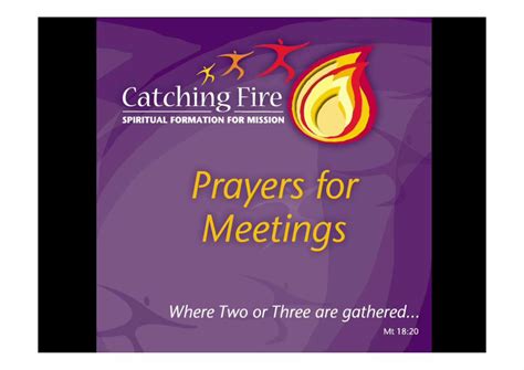 Pdf Prayers For Meetings Intro Brisbane Catholic Education X