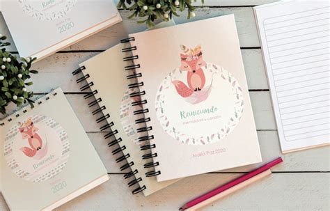 Boho Paz Diseño de cuaderno personalizado para descargar gratis y