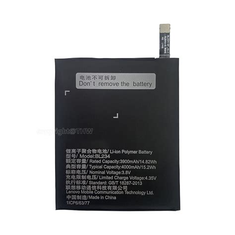 100 Genuine BL234 Phone New Battery For Lenovo A5000 Vibe P1M P1MA40