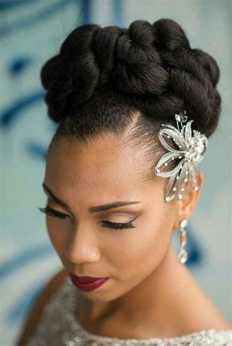 Les Plus Belles Coiffures De Mariage Natural Hair Wedding Natural