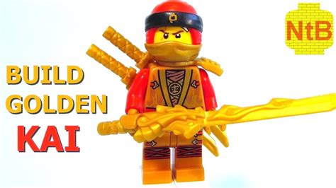 How To Build Ninjago Golden Kai Minifigure Youtube