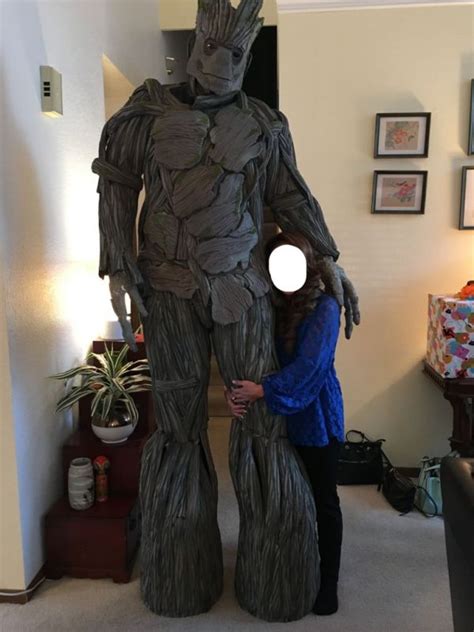 An Incredibly Realistic Life Sized Groot Costume Neatorama