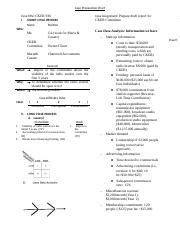 Case Preparation Chart CKER Docx Case Preparation Chart Case Title