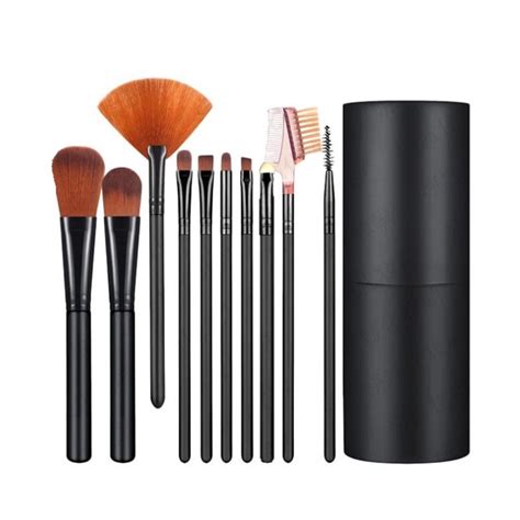 Jual Kuas Tabung 10Pcs Kuas Maker Set Brush Make Up Alat Makeup