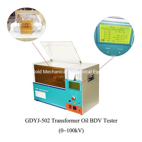 100kv Insulation Oil Bdv Tester Breakdown Voltage Tester Transformer