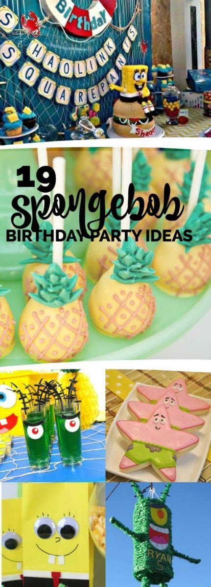 Spongebob Squarepants Birthday Party Ideas Spaceships And Laser Beams