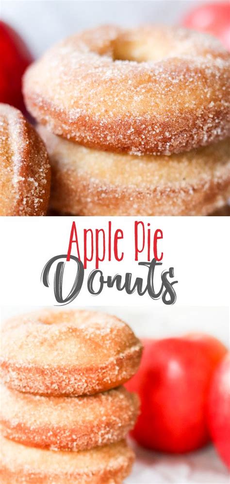 Soft Fluffy Apple Pie Donuts Taste Just Like The Real Thing Spiced