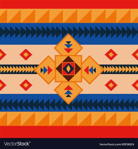 Native american pattern design Royalty Free Vector Image