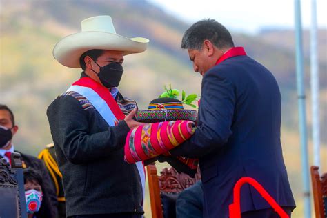 Gobernador De Ayacucho Participó La Ceremonia De Juramentación Simbólica Del Presidente Pedro