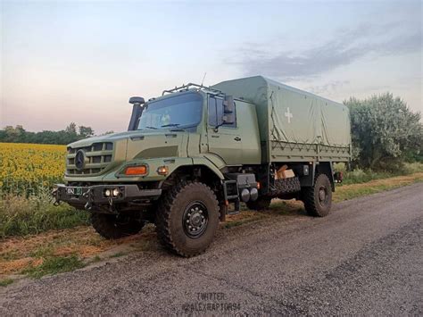 The First Photo Of Mercedes Benz Zetros 4x4 Truck In Service With