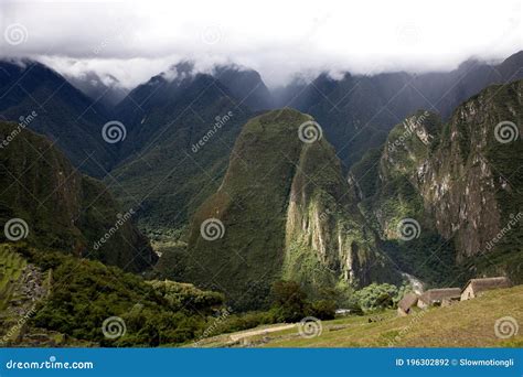 Machu Picchu A Cidade Perdida Do Incas Andean Cordillera Em Peru Foto