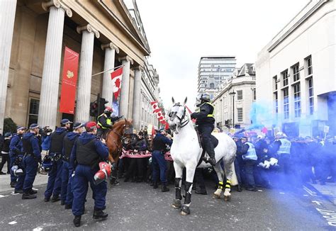 Brexit Betrayal Marchers And An Anti Brexit Counterprotest Filled