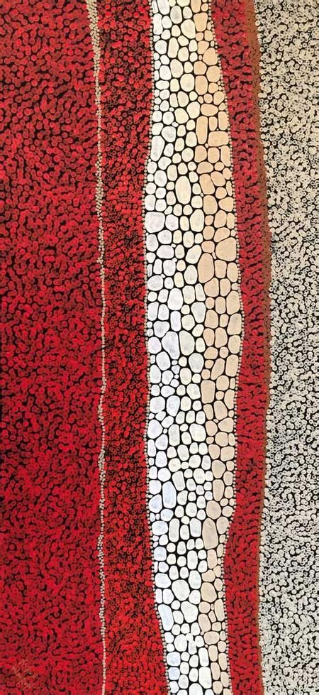Dry Riverbed Aboriginal Painting, Aboriginal Artists, Dot Painting ...