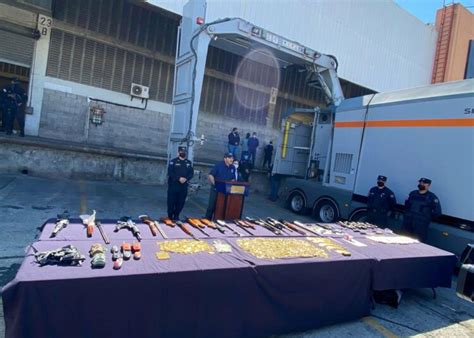 Realizan Decomiso De Armas Y Municiones En Contenedor Procedente De