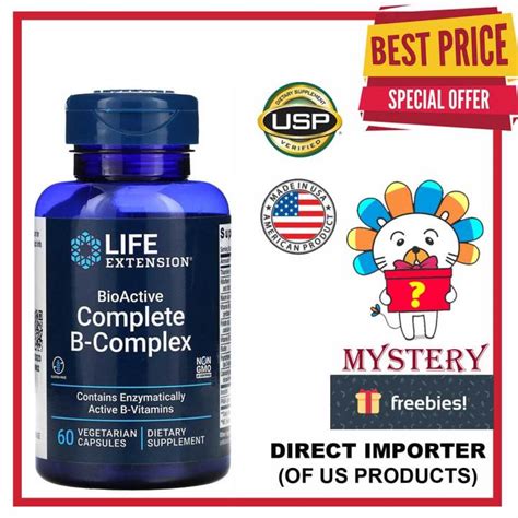 Life Extension Bioactive Complete B Complex Vegetarian Capsules