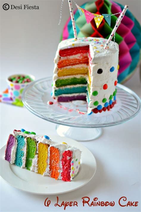 Rainbow cake recipe