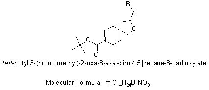 Tert Butyl Bromomethyl Oxa Azaspiro Decane Carboxylate