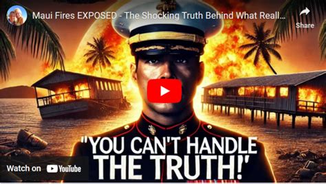 Maui Fires EXPOSED - The Shocking Truth Behind What Really Happened 🔥 ...