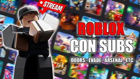 AHORA MIERCOLES de ROBLOX DOORS EVADE y MÁS con SUSCRIPTORES