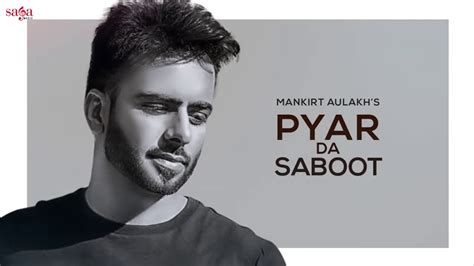 Mankirat Aulakh New Punjabi Song 2020 Pyar Da Saboot Youtube