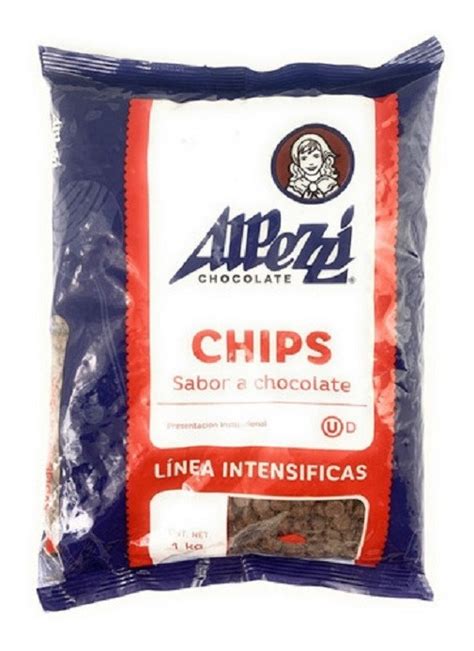 Chispas De Chocolate Semi Amargo Alpezzi 1 Kg MercadoLibre