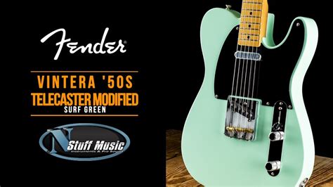 The All New Fender Vintera 50s Telecaster Modified In Depth Demo Youtube