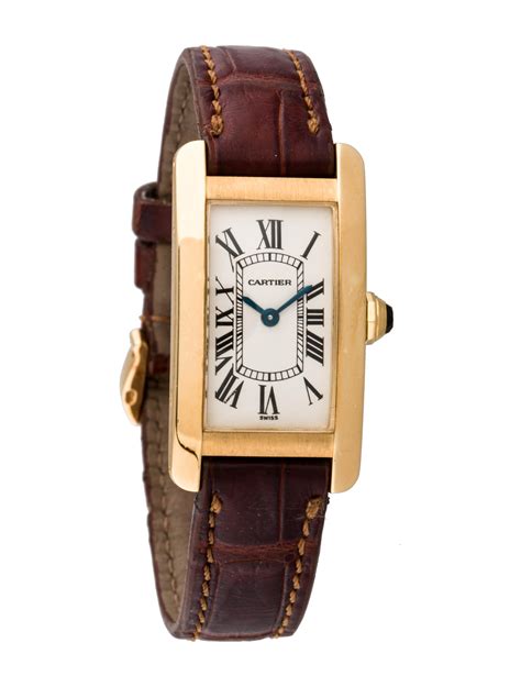 Cartier Tank Américaine Watch 2482 Strap Crt24514 The Realreal