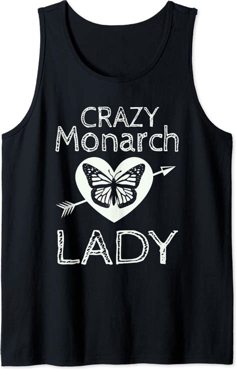 Butterfly Tank Top Crazy Monarch Butterfly Lady Butterflies Lover Cute