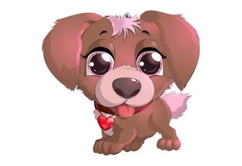 Dog Clipart Cute Puppy Dog Face