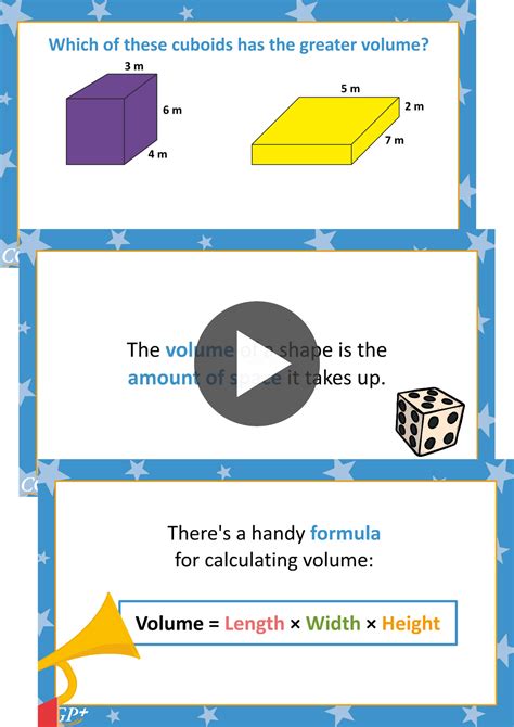 Calculating The Volume Of Cubes And Cuboids Video Year Cgp Plus