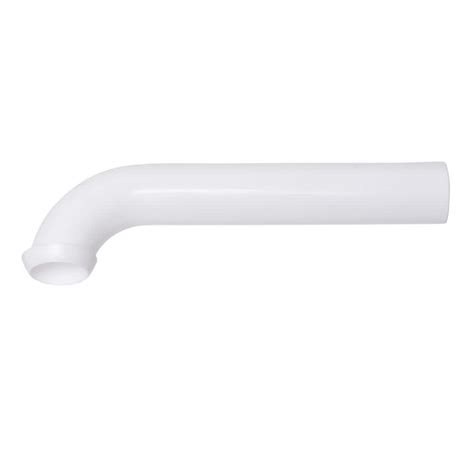 Oatey 1 1 4 In White Plastic Sink Drain Wall Tube HDC9005 The Home Depot