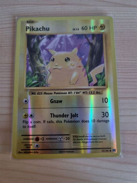 Pikachu Xy Evolution Reverse Holo Ex Kaufen Auf Ricardo