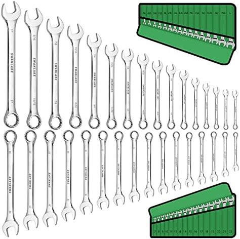 Swanlake Garden Tools Swanlake Piece Combination Wrench Set Sae And